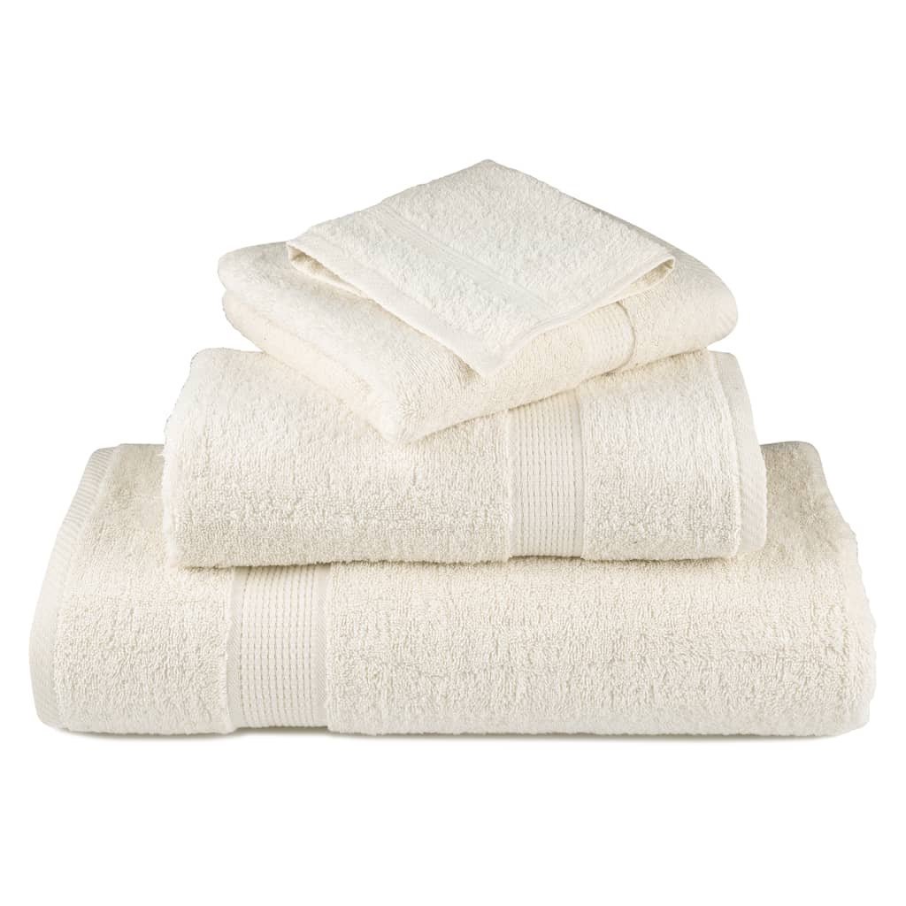 4 db prémium solund mosdótörlő krémszínű 30 x 30 cm 600 g/m²