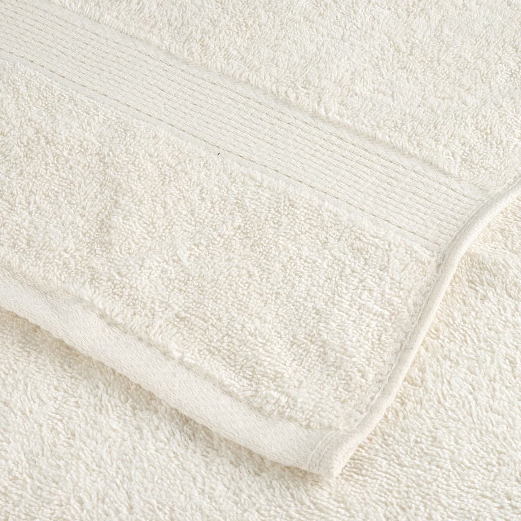 4 db prémium solund mosdótörlő krémszínű 30 x 30 cm 600 g/m²