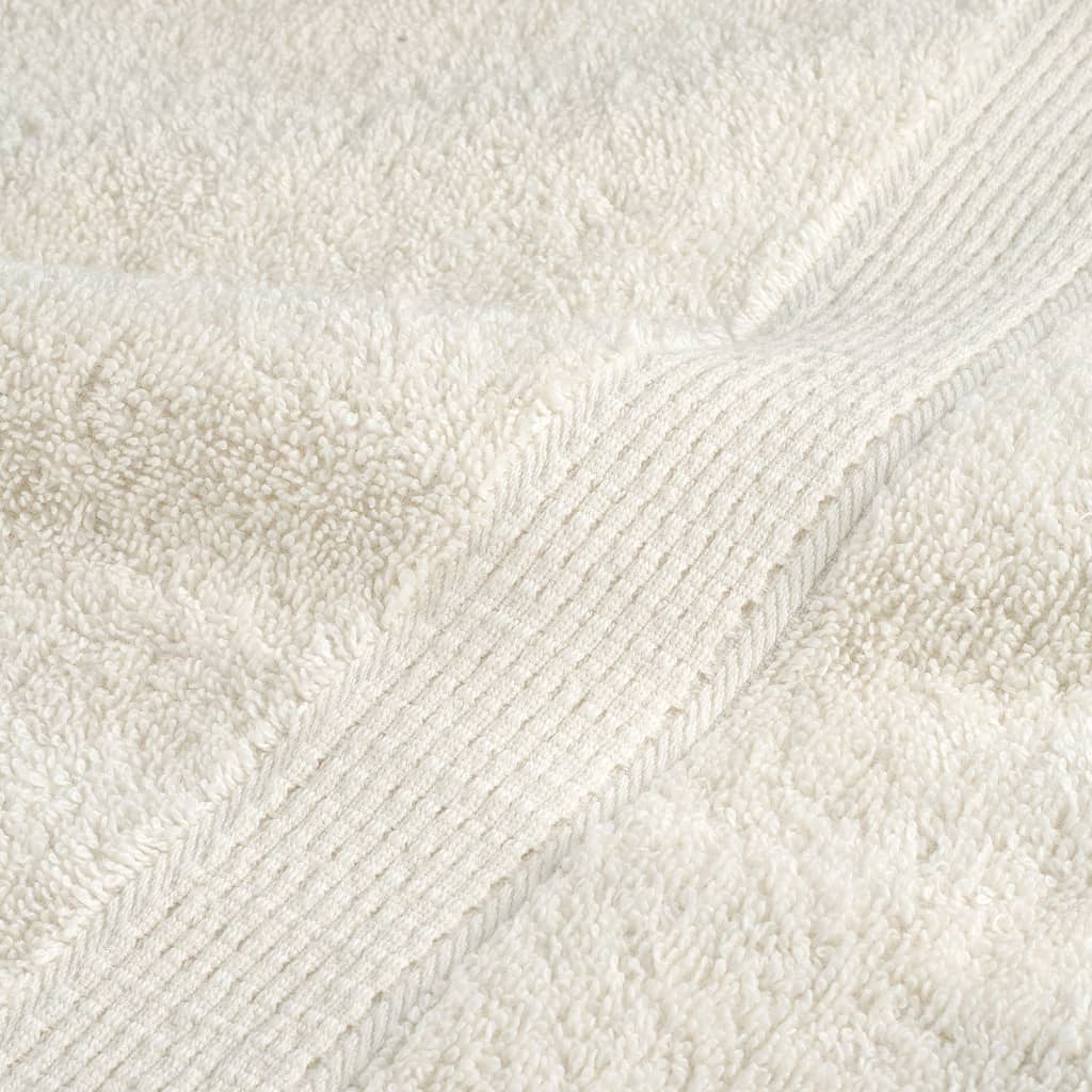 4 db prémium solund mosdótörlő krémszínű 30 x 30 cm 600 g/m²
