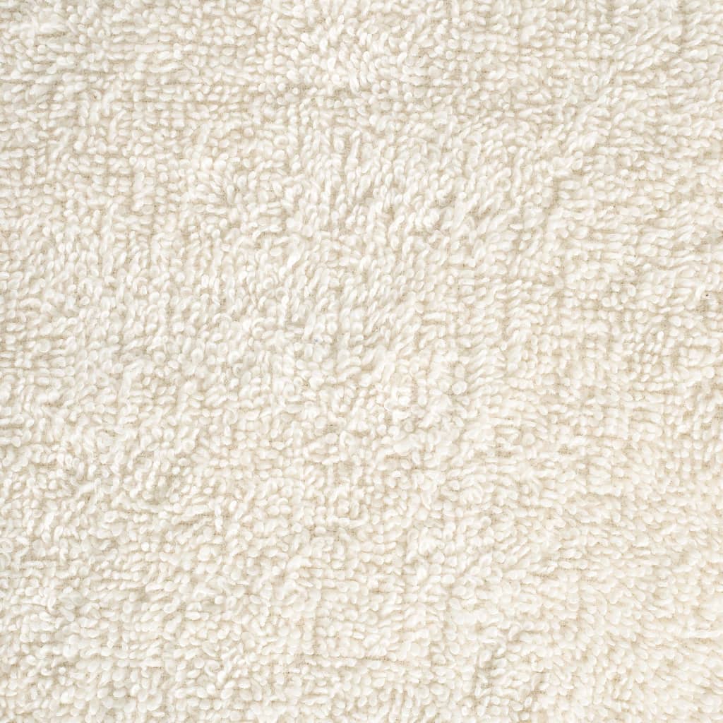4 db prémium solund fürdőlepedő krémszínű 100 x 150 cm 600 g/m²