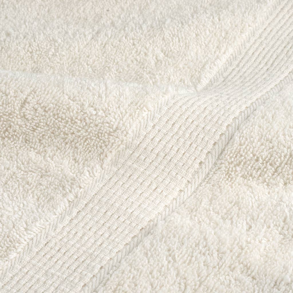 2 db prémium solund törölköző krémszínű 100 x 200 cm 600 g/m²