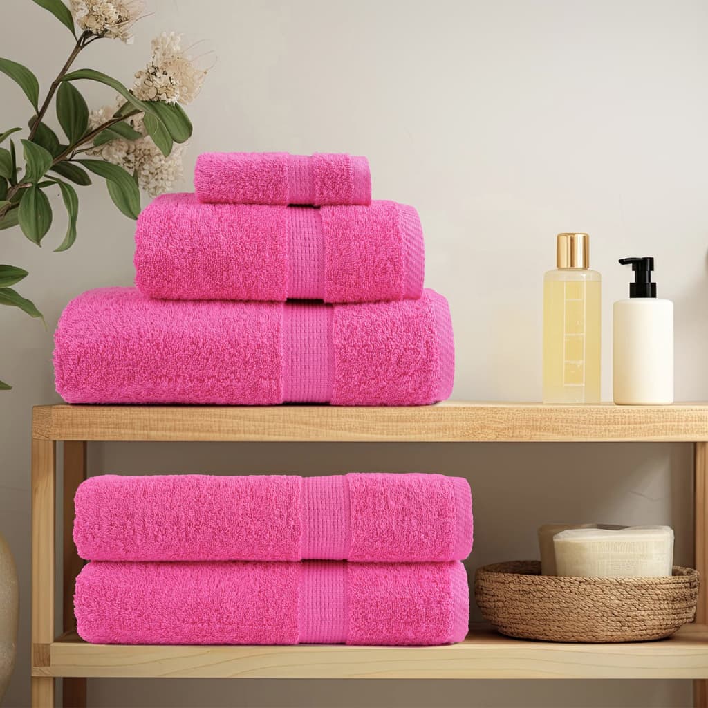 Prémium vendégtörölköző solund 2 db rózsaszín 30 x 50 cm 600 g/m²