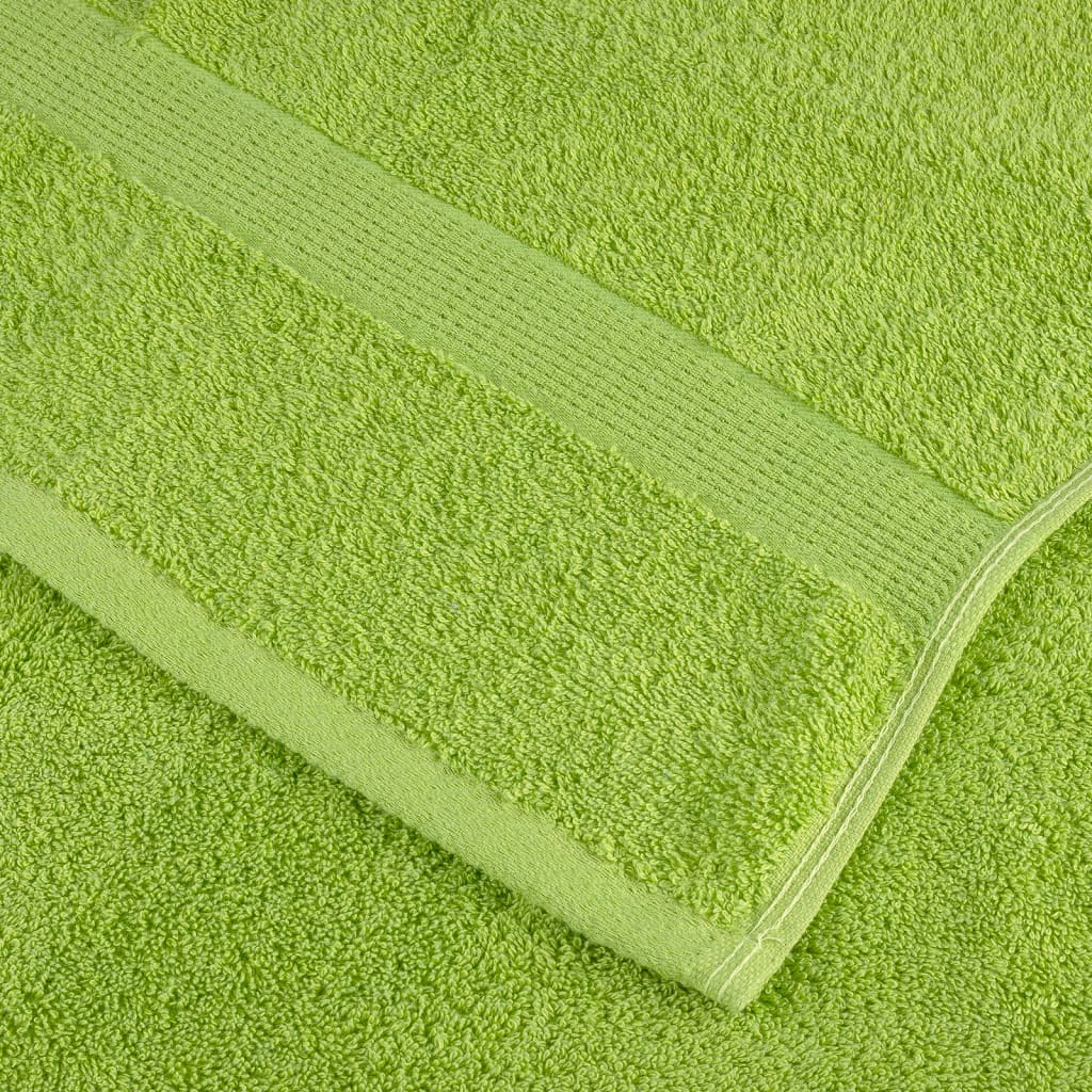 6 db prémium törölközőgarnitúra solund almazöld 600 g/m²