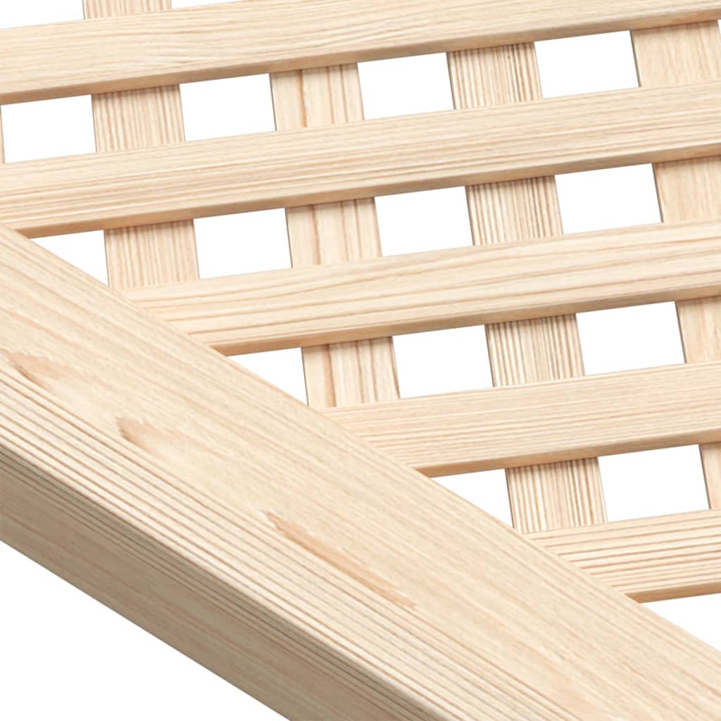 2 db tömör fenyőfa rácsos szekrényajtó 39,5x99 cm