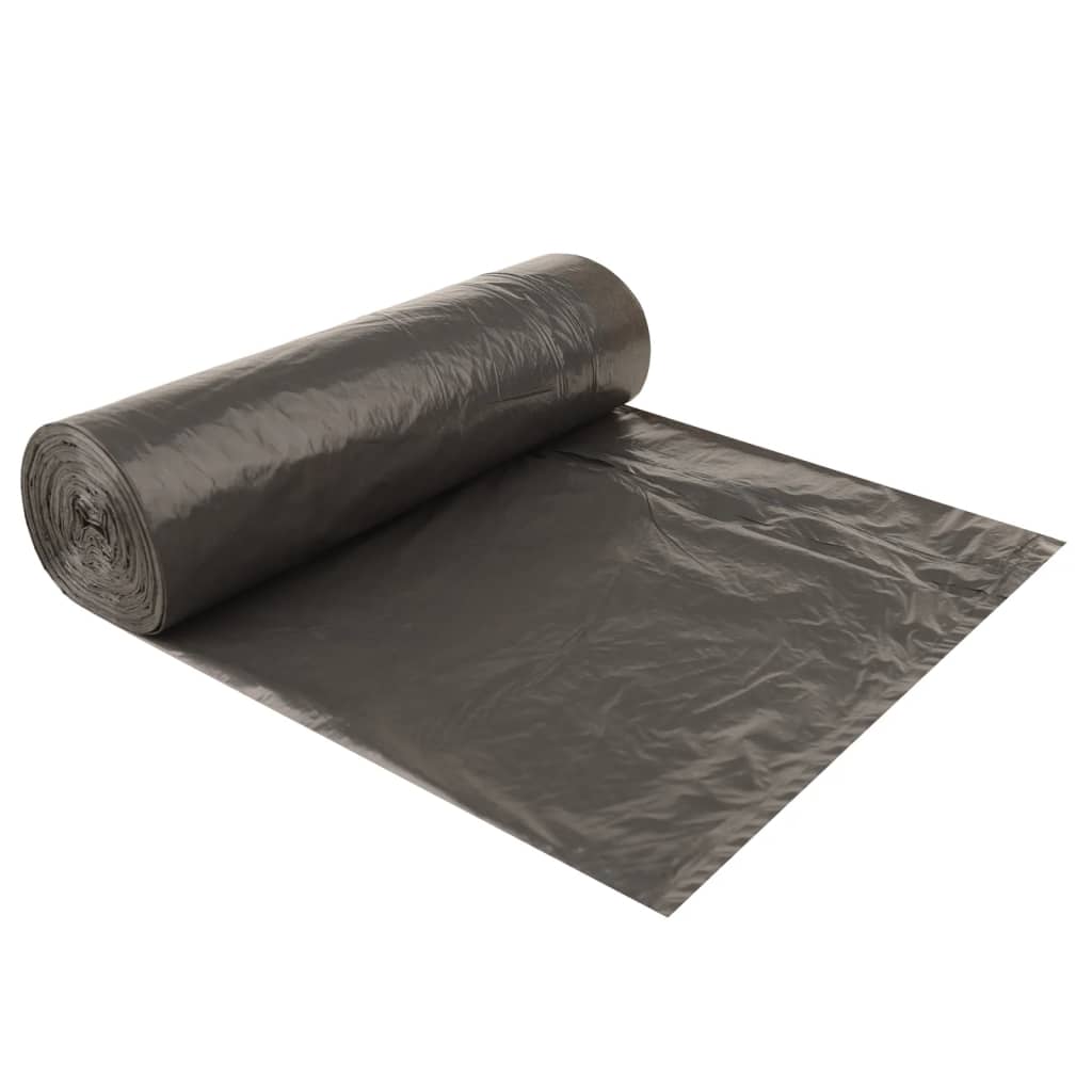 Szemeteszsákok húzózsinórral 250 db fekete 60 l