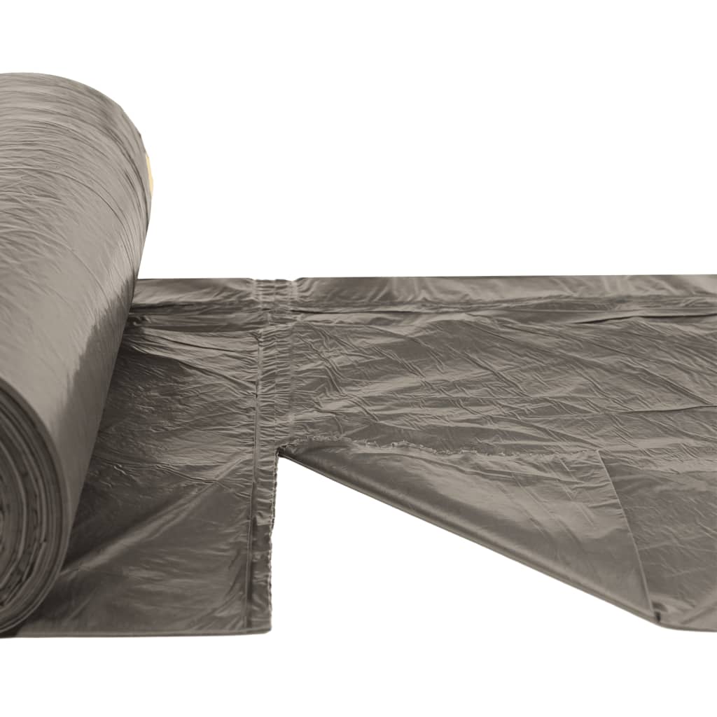 Szemeteszsákok húzózsinórral 250 db fekete 60 l