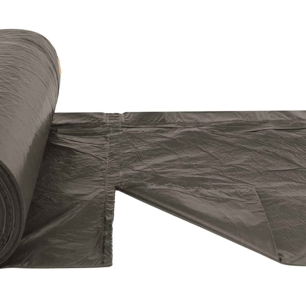 Szemeteszsákok húzózsinórral 150 db fekete 240 l