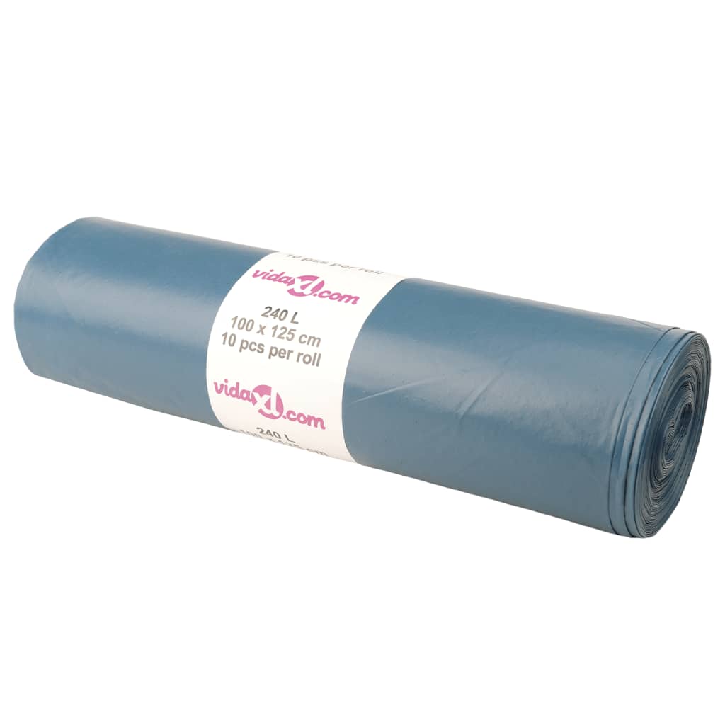 Szemeteszsákok 100 db kék 240 l