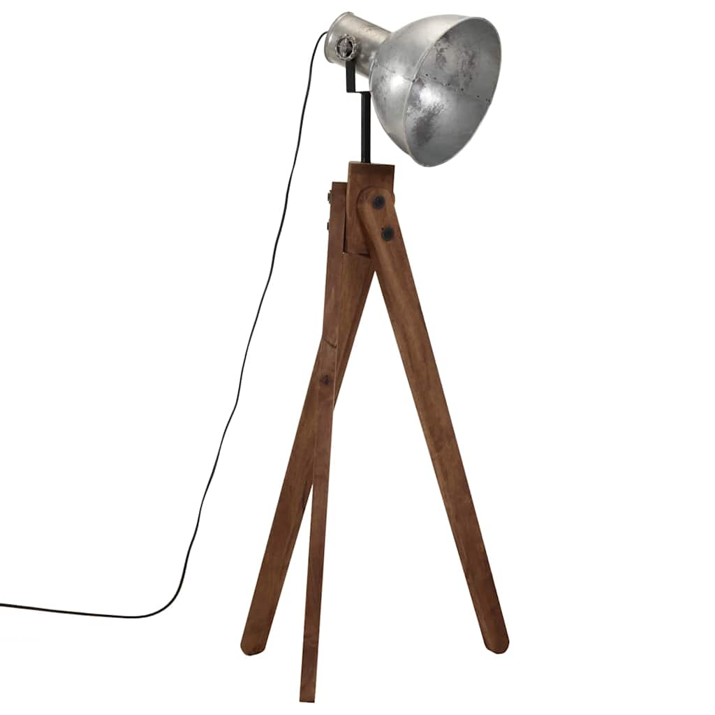 Vintage ezüst állólámpa 25 w 45 x 45 x 120 cm e27