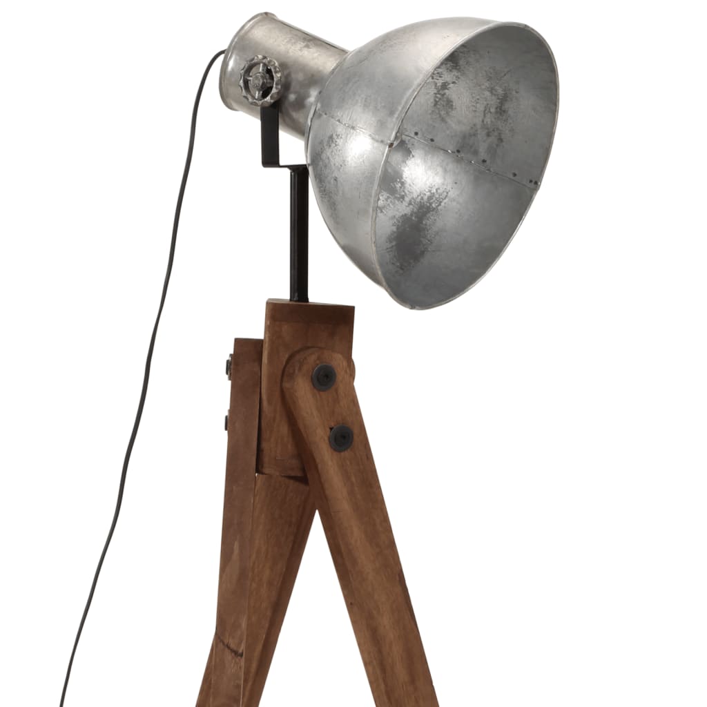 Vintage ezüst állólámpa 25 w 45 x 45 x 120 cm e27