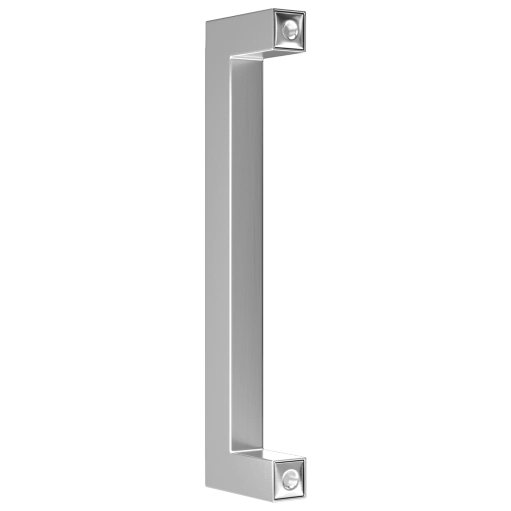 10 db ezüst rozsdamentes acél szekrényfogantyú 128 mm