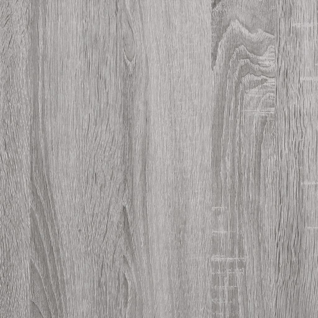 Szürke sonoma ruhafogas cipőpolccal 100x41x184 cm