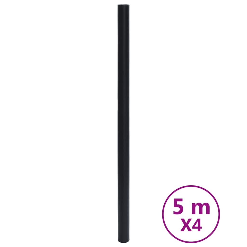 Öntapadós matt fekete pvc bútormatricák 90 x 500 cm