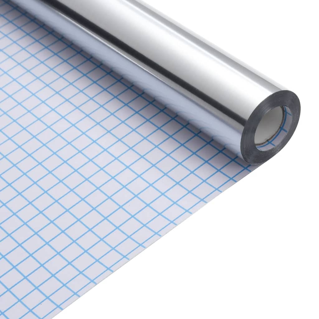 Öntapadós ezüstszínű pet bútormatricák 90 x 500 cm