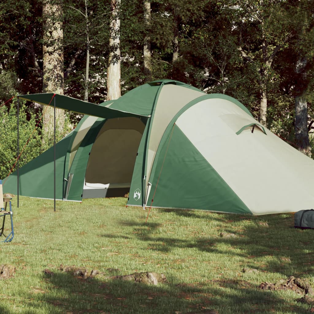 185t taffeta 6-személyes zöld kempingsátor 576x238x193 cm 185t taffeta 6-személyes zöld kempingsátor 576x238x193 cm
