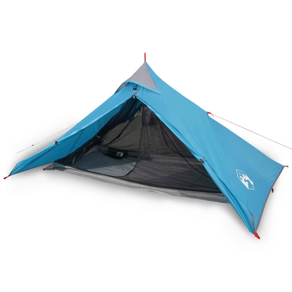 185t taffeta 1-személyes kék kempingsátor 255x153x130 cm 185t taffeta 1-személyes kék kempingsátor 255x153x130 cm
