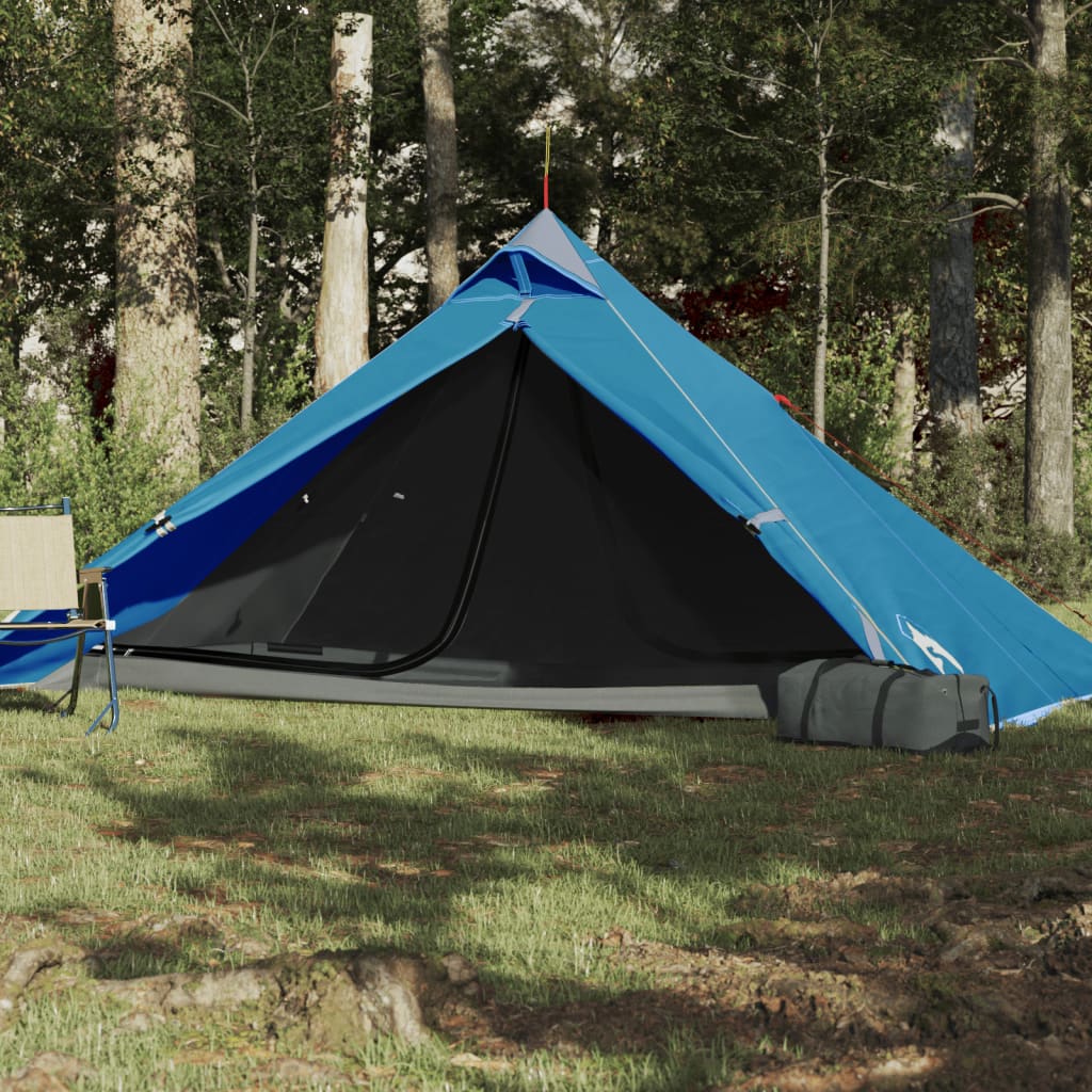 185t taffeta 1-személyes kék kempingsátor 255x153x130 cm 185t taffeta 1-személyes kék kempingsátor 255x153x130 cm