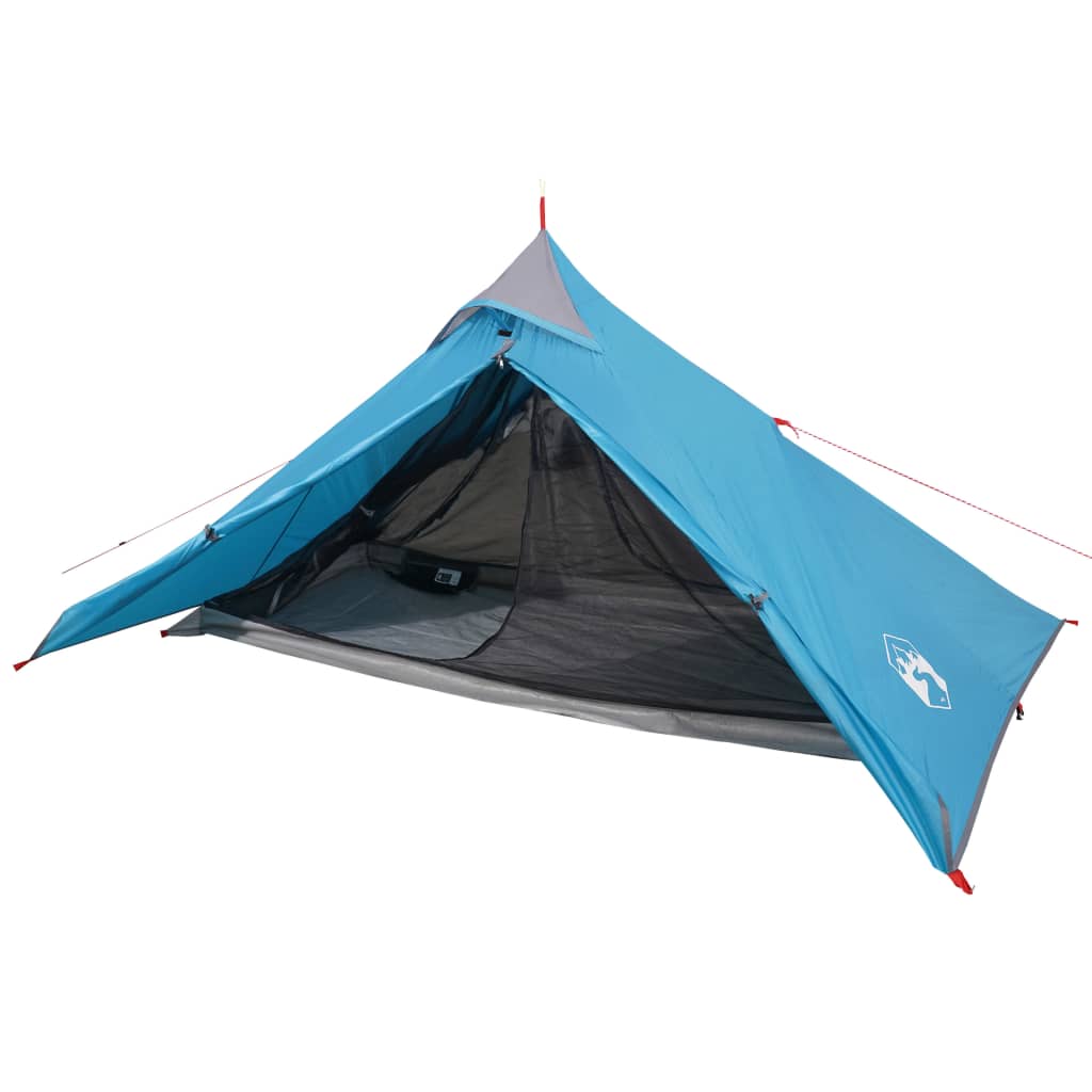 185t taffeta 1-személyes kék kempingsátor 255x153x130 cm 185t taffeta 1-személyes kék kempingsátor 255x153x130 cm