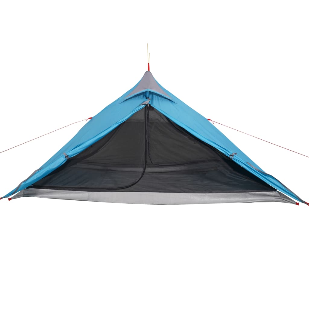 185t taffeta 1-személyes kék kempingsátor 255x153x130 cm 185t taffeta 1-személyes kék kempingsátor 255x153x130 cm
