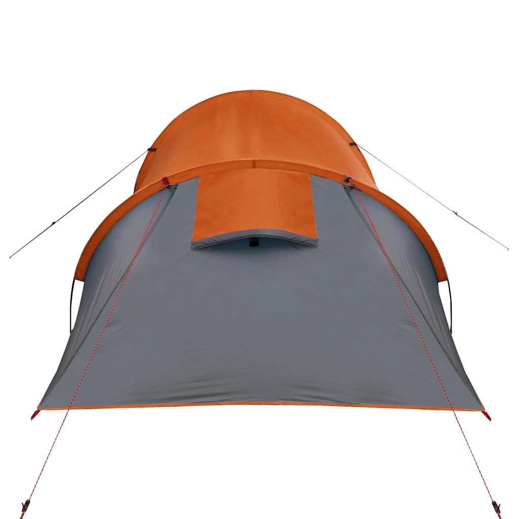 3 személyes narancssárga vízálló alagút kempingsátor