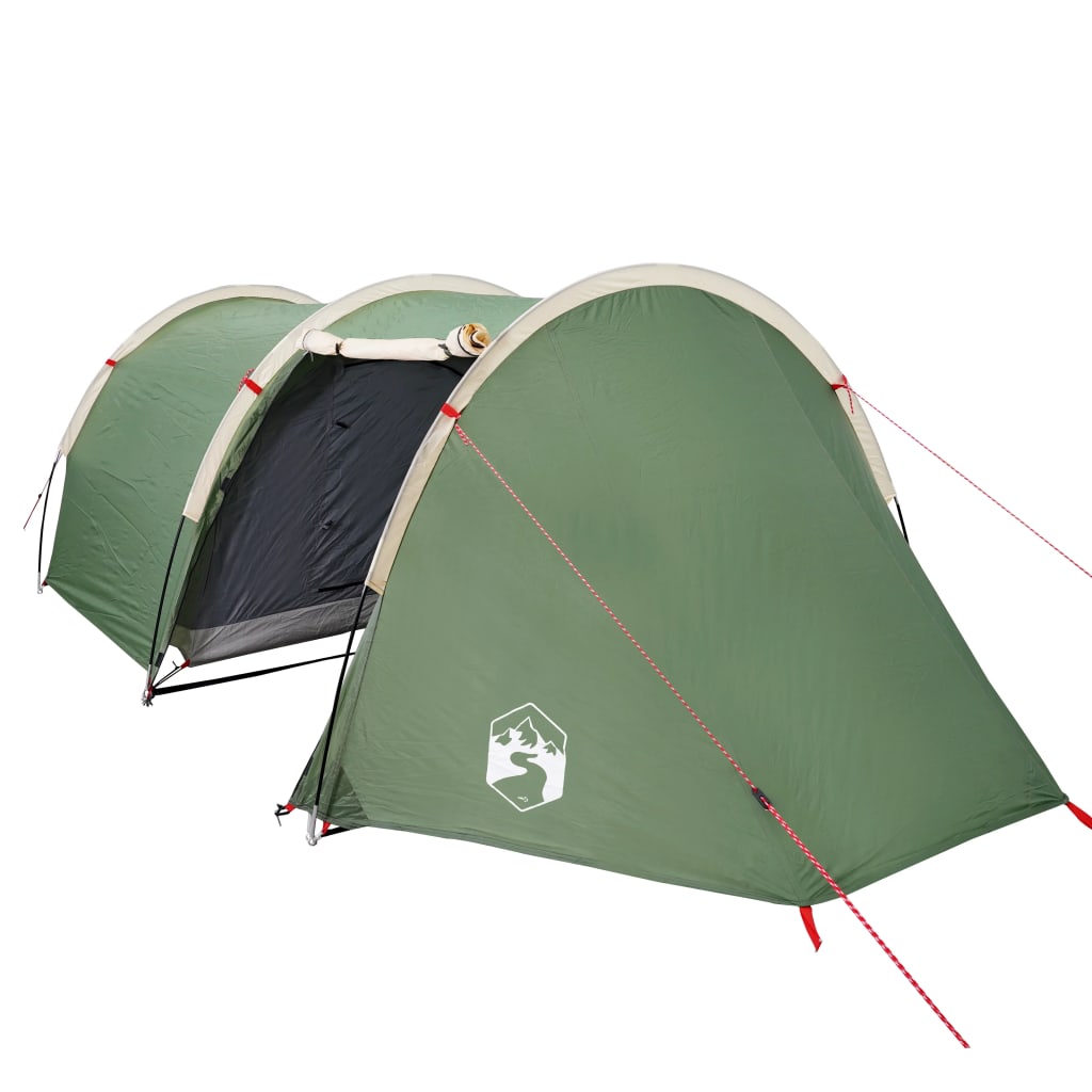 185t taffeta 4-személyes zöld kempingsátor 405x170x106 cm 185t taffeta 4-személyes zöld kempingsátor 405x170x106 cm