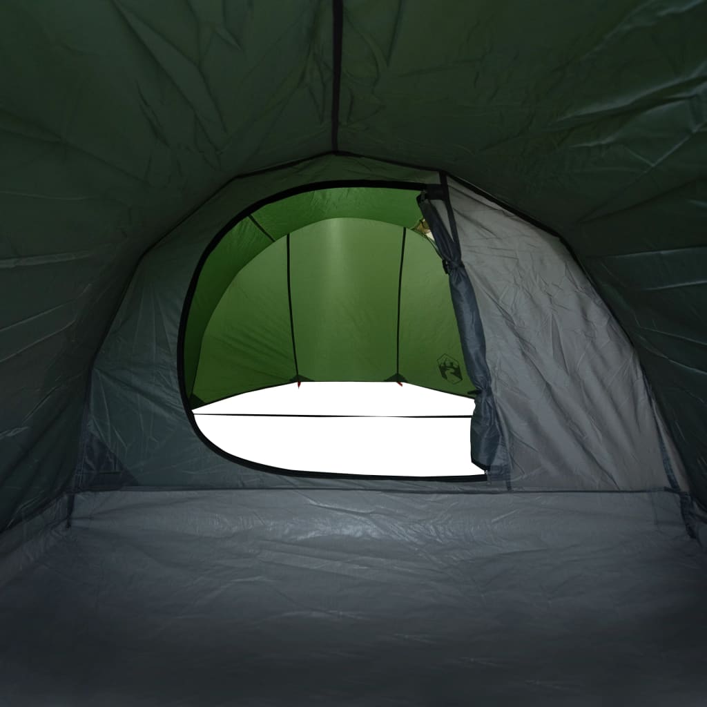 185t taffeta 4-személyes zöld kempingsátor 405x170x106 cm 185t taffeta 4-személyes zöld kempingsátor 405x170x106 cm