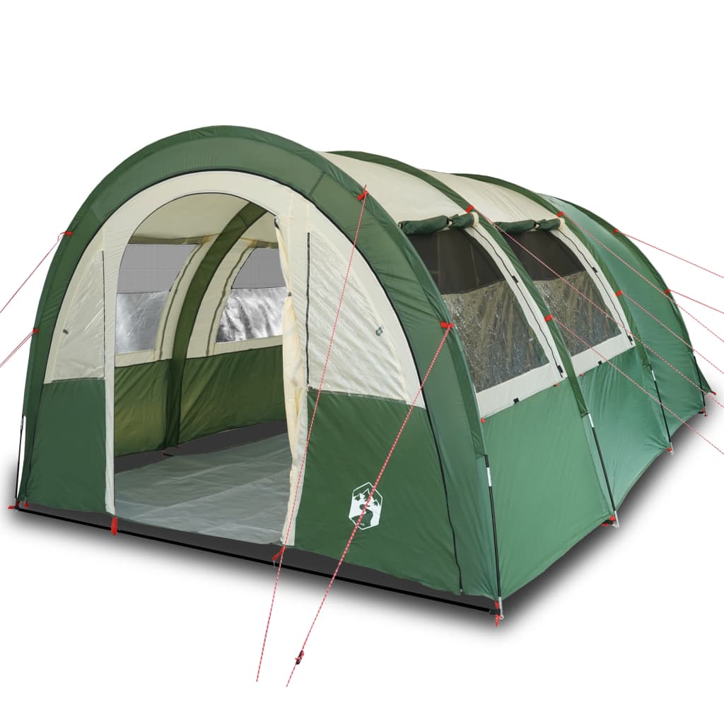 185t taffeta 4-személyes zöld kempingsátor 483x340x193 cm 185t taffeta 4-személyes zöld kempingsátor 483x340x193 cm