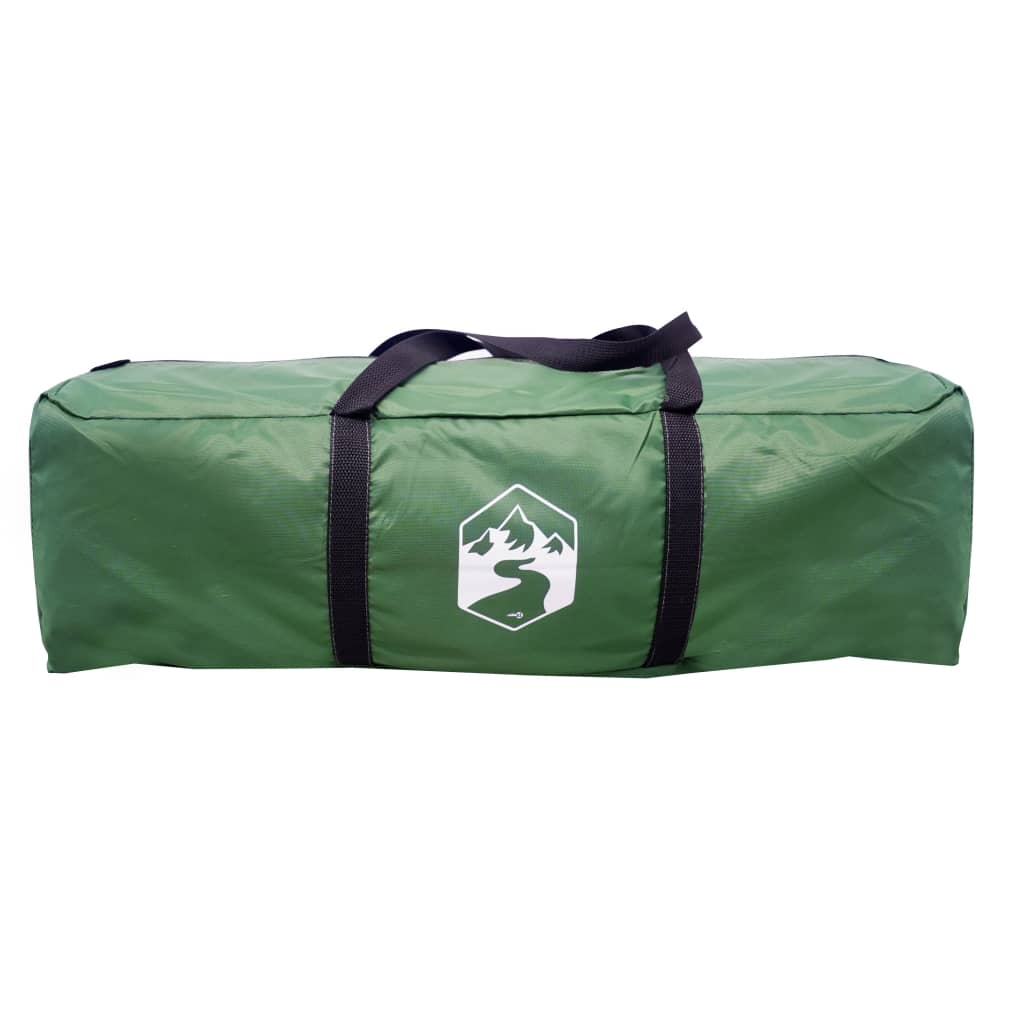 185t taffeta 4-személyes zöld kempingsátor 483x340x193 cm 185t taffeta 4-személyes zöld kempingsátor 483x340x193 cm