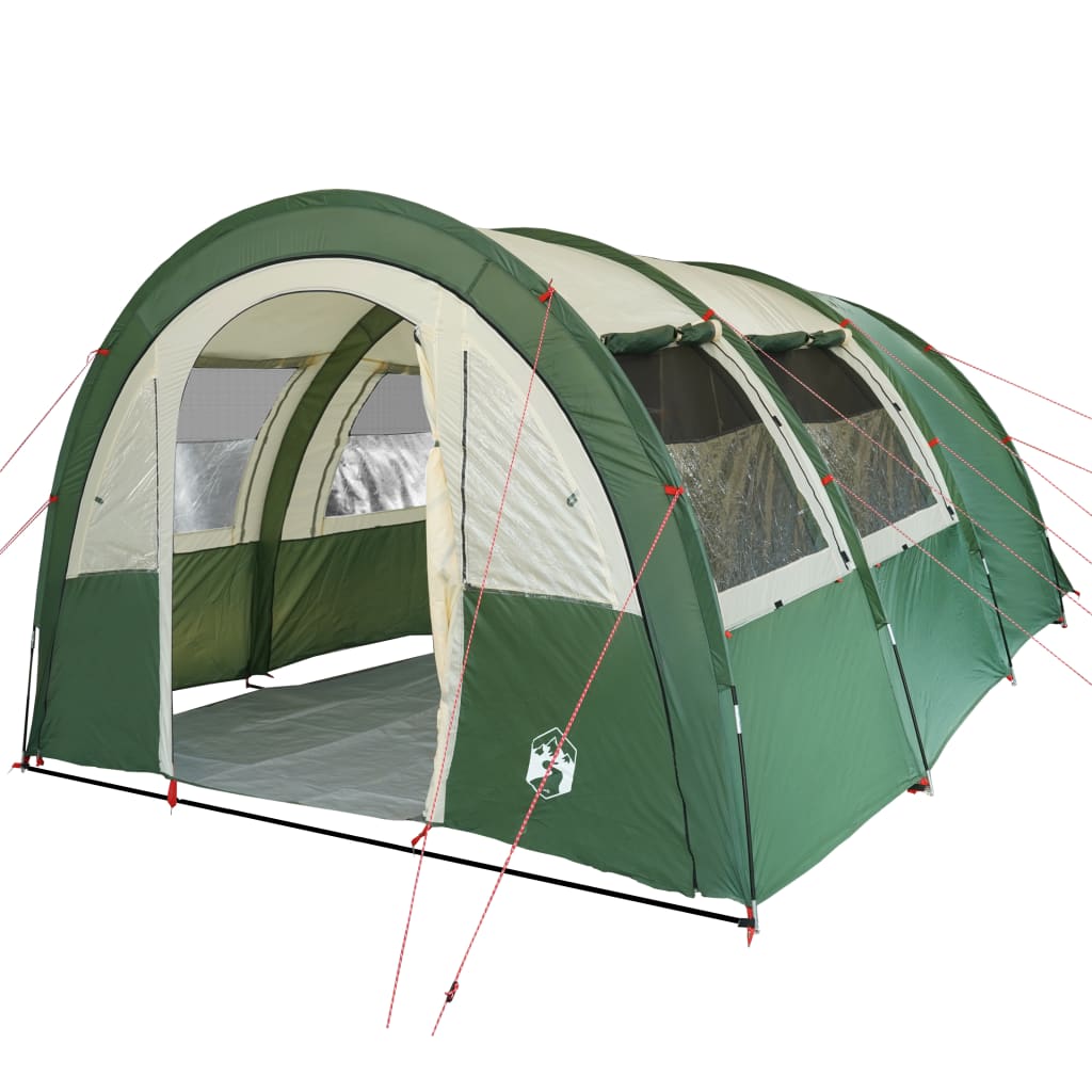 185t taffeta 4-személyes zöld kempingsátor 483x340x193 cm 185t taffeta 4-személyes zöld kempingsátor 483x340x193 cm