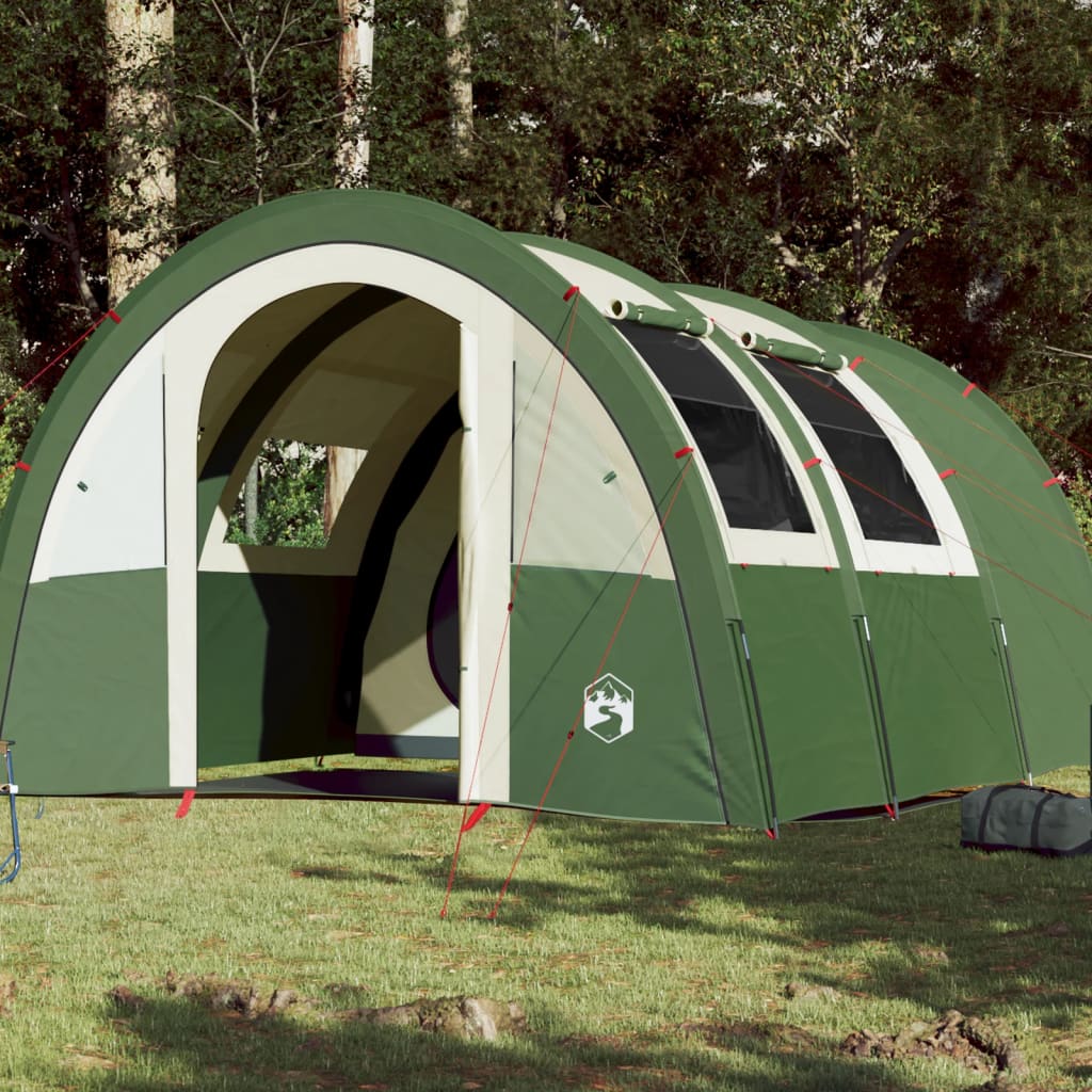 185t taffeta 4-személyes zöld kempingsátor 483x340x193 cm 185t taffeta 4-személyes zöld kempingsátor 483x340x193 cm
