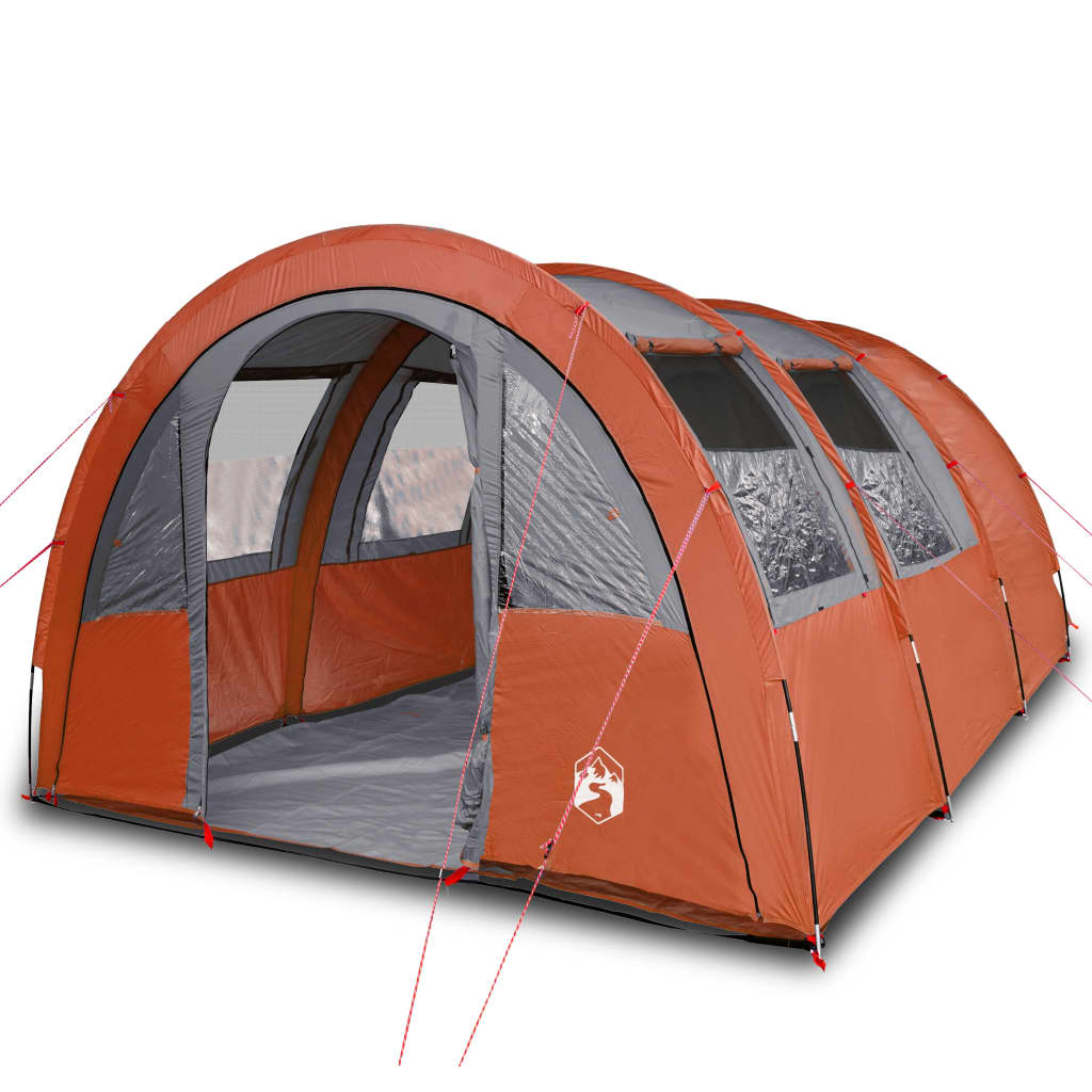 185t taffeta 4-személyes szürke-narancs sátor 483x340x193 cm 185t taffeta 4-személyes szürke-narancs sátor 483x340x193 cm