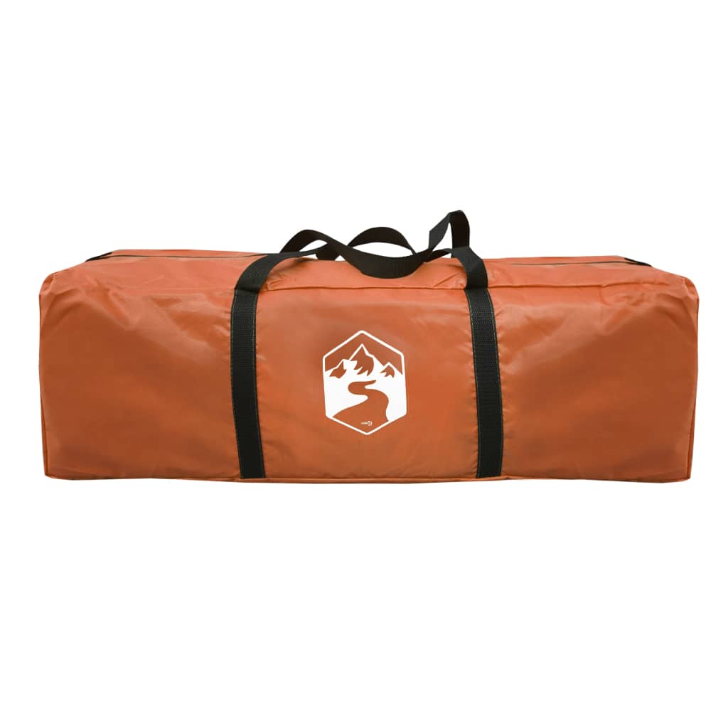 185t taffeta 4-személyes szürke-narancs sátor 483x340x193 cm 185t taffeta 4-személyes szürke-narancs sátor 483x340x193 cm
