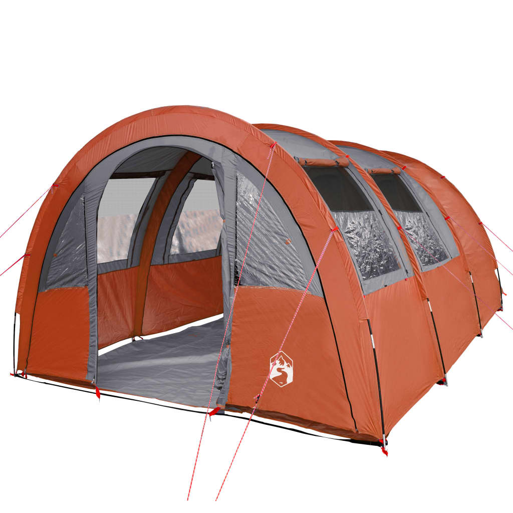 185t taffeta 4-személyes szürke-narancs sátor 483x340x193 cm 185t taffeta 4-személyes szürke-narancs sátor 483x340x193 cm