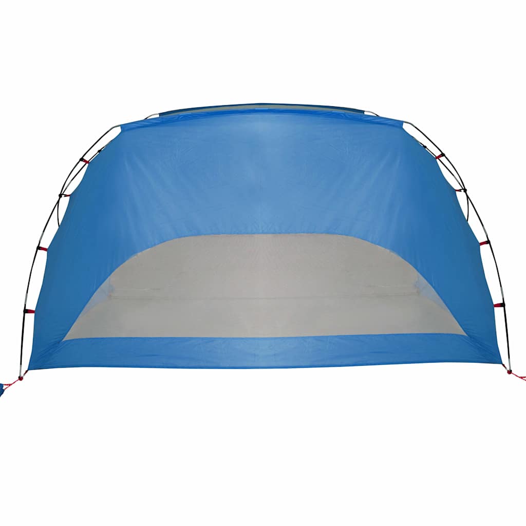 Azúrkék 185t poliészter strandsátor 274 x 178 x 170/148 cm