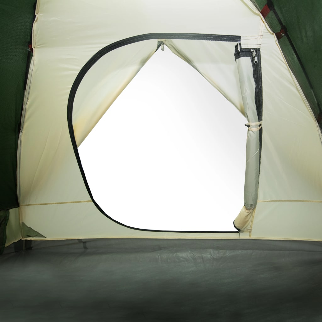 190t taffeta 6-személyes zöld kempingsátor 348x340x190 cm 190t taffeta 6-személyes zöld kempingsátor 348x340x190 cm