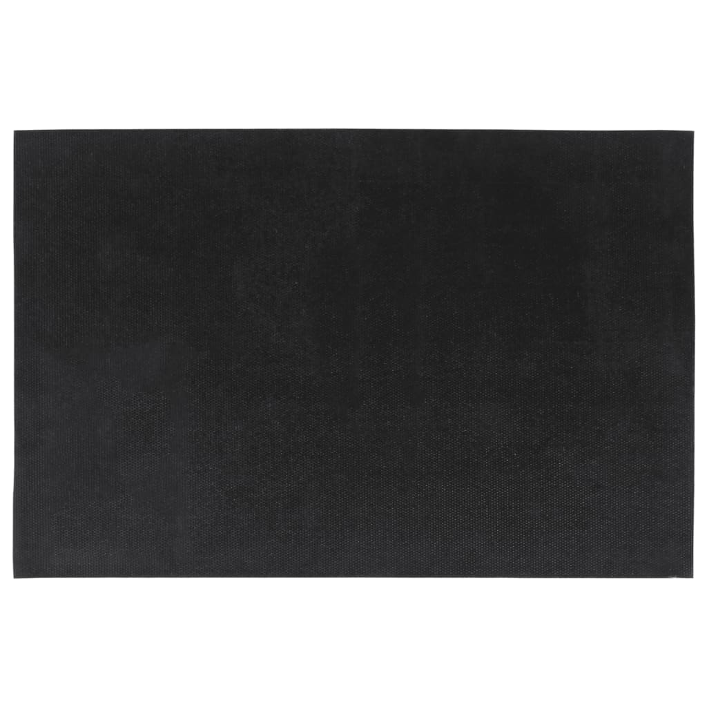 Ajtószőnyeg sötétszürke 40x60 cm tuftolt kókuszrost