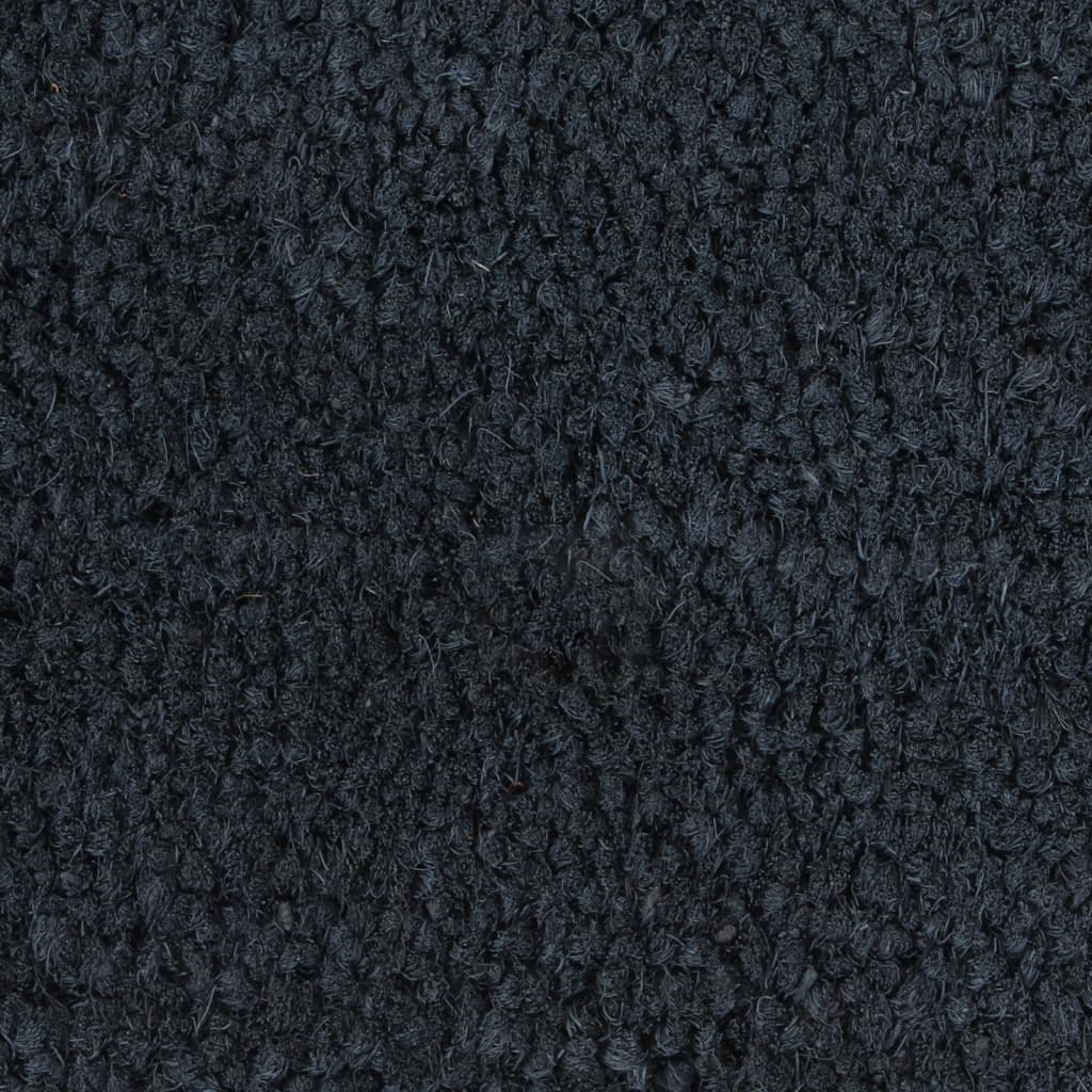 Ajtószőnyeg sötétszürke 90x150 cm tufting kókuszrost