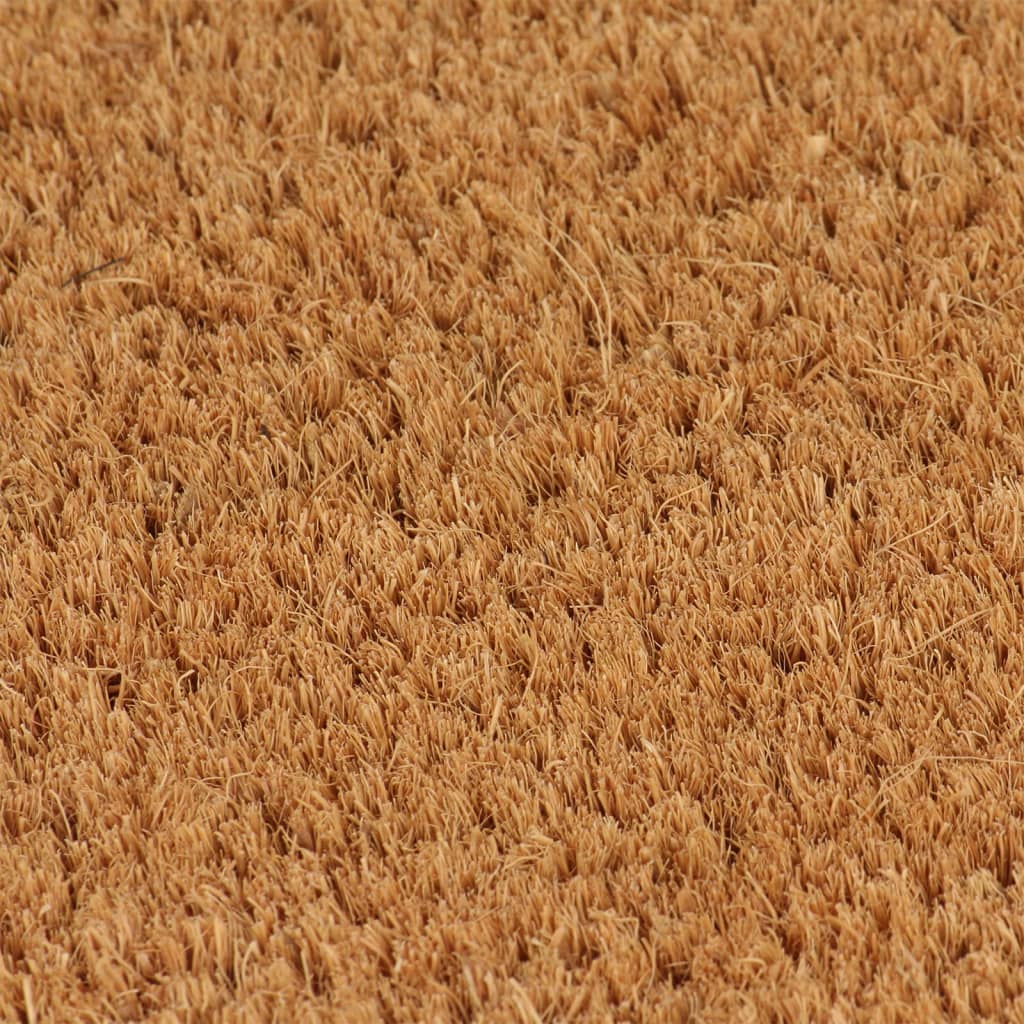 5 db természetes színű rojtos kókuszrost lábtörlő 40 x 60 cm