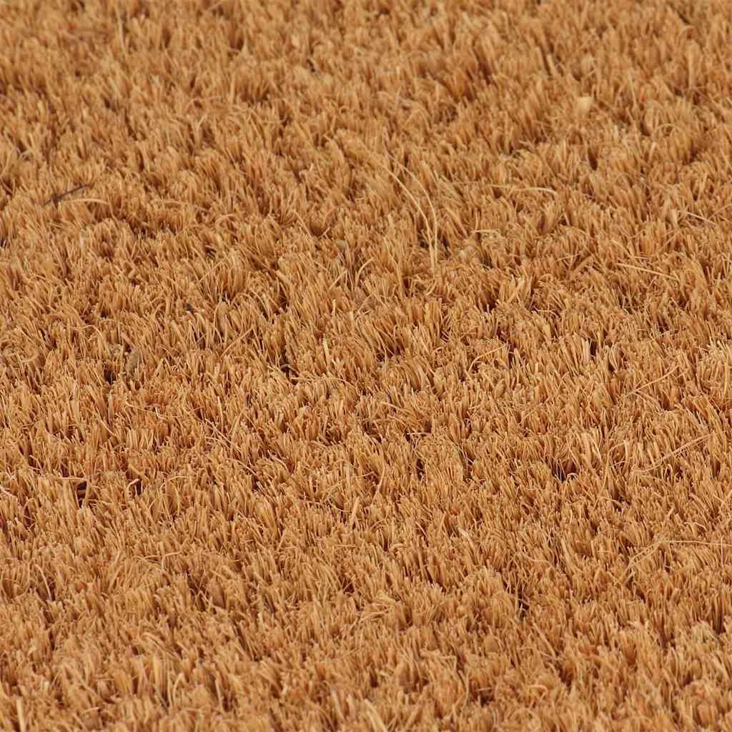 Természetes színű rojtos kókuszrost lábtörlő 100 x 200 cm