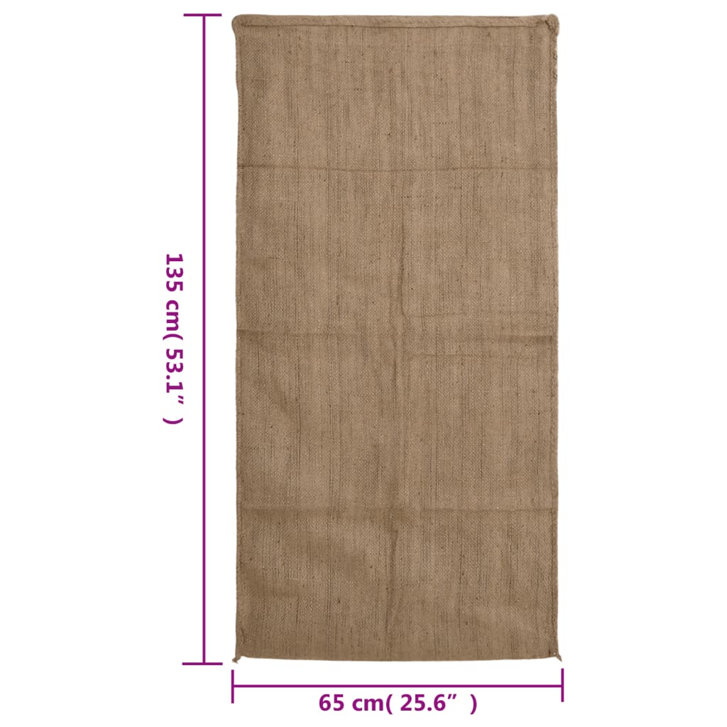 10 db jutazsák 65 x 135 cm 100% juta 340 gsm