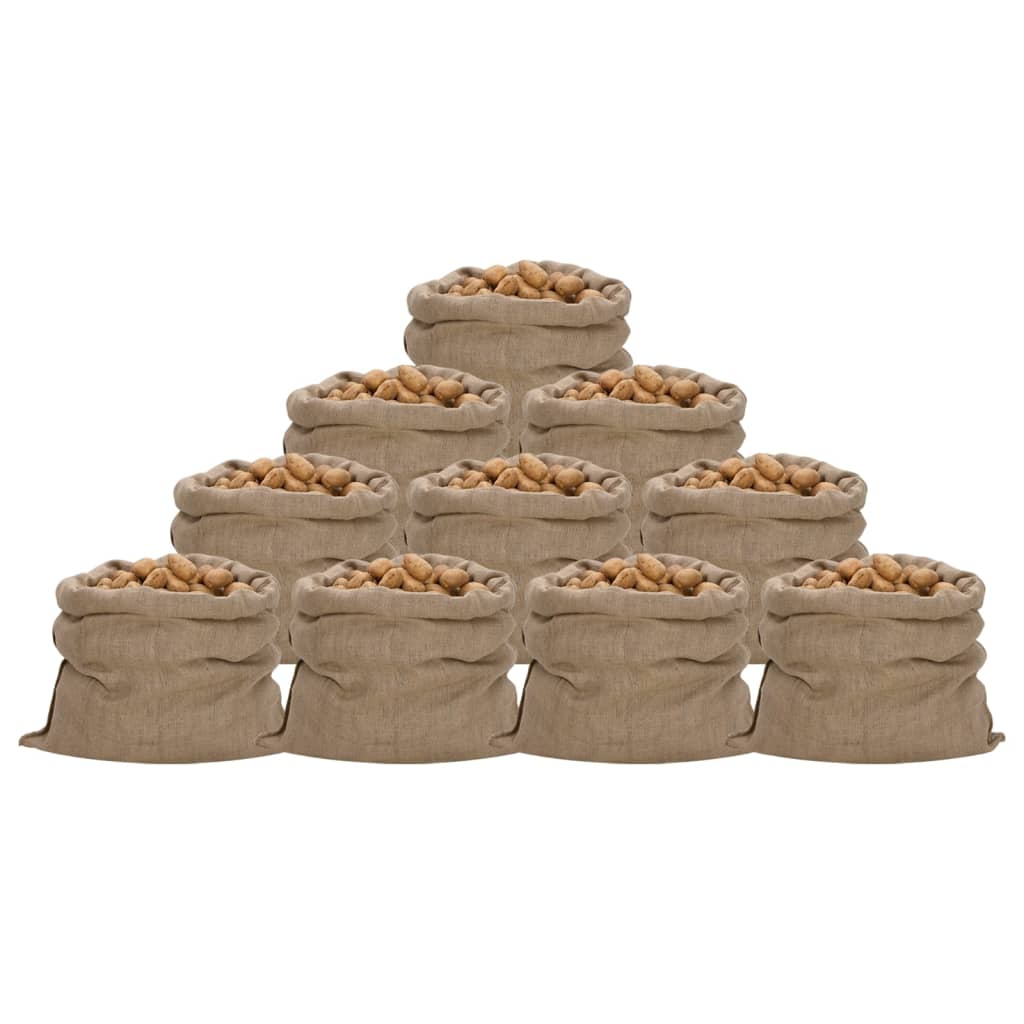 10 db jutazsák 100 x 110 cm 100% juta 340 gsm