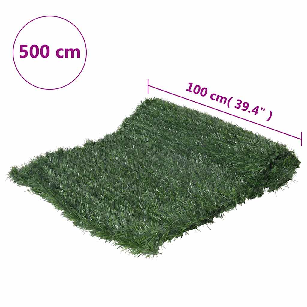Zöld műfűkerítés 1x5 m