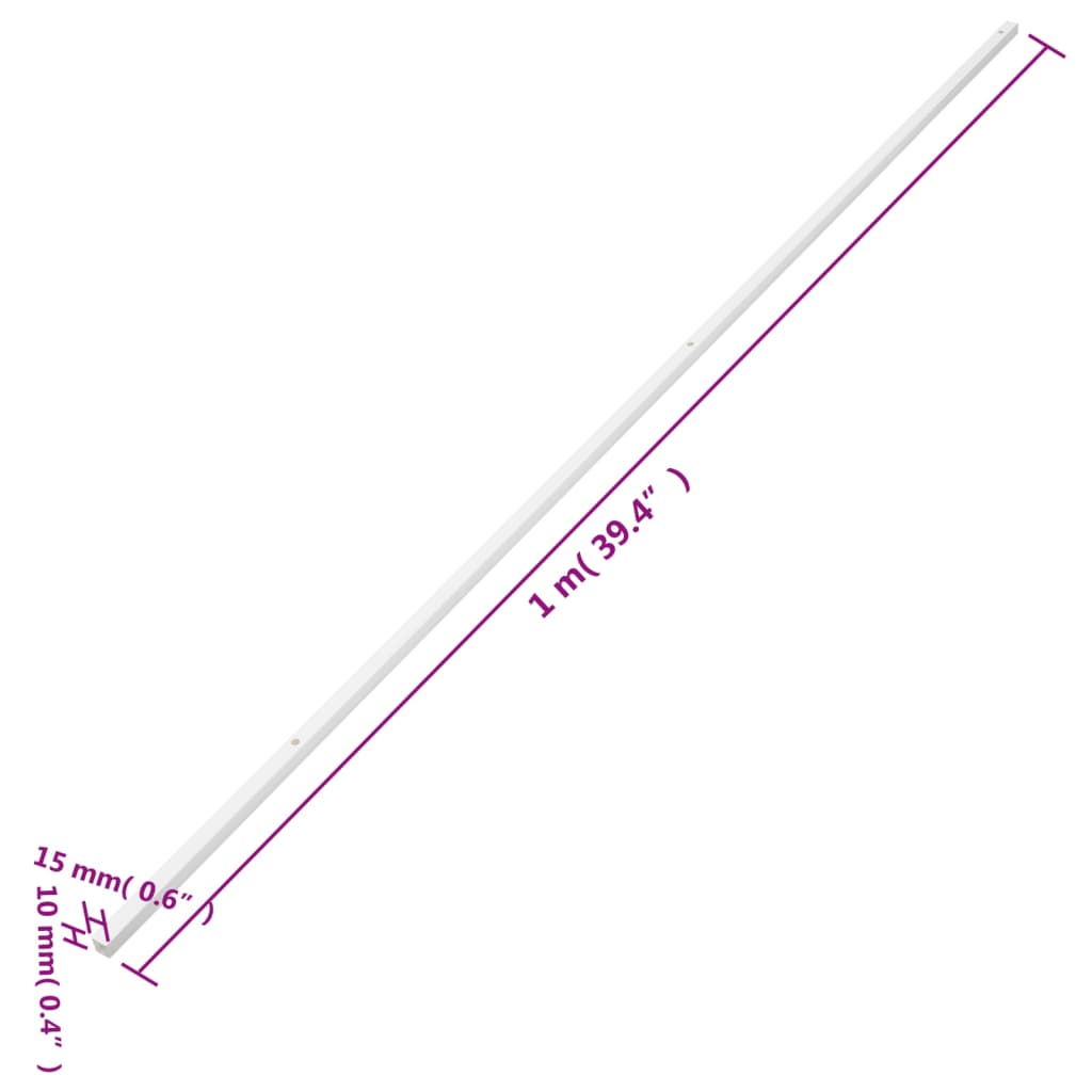 Pvc kábelcsatornák 15 x 10 mm 10 m Pvc kábelcsatornák 15 x 10 mm 10 m