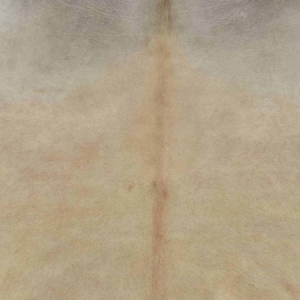 Bézs valódi marhabőr szőnyeg 180 x 220 cm