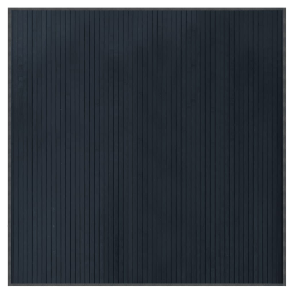 Szürke bambusz négyzet alakú szőnyeg 100 x 100 cm