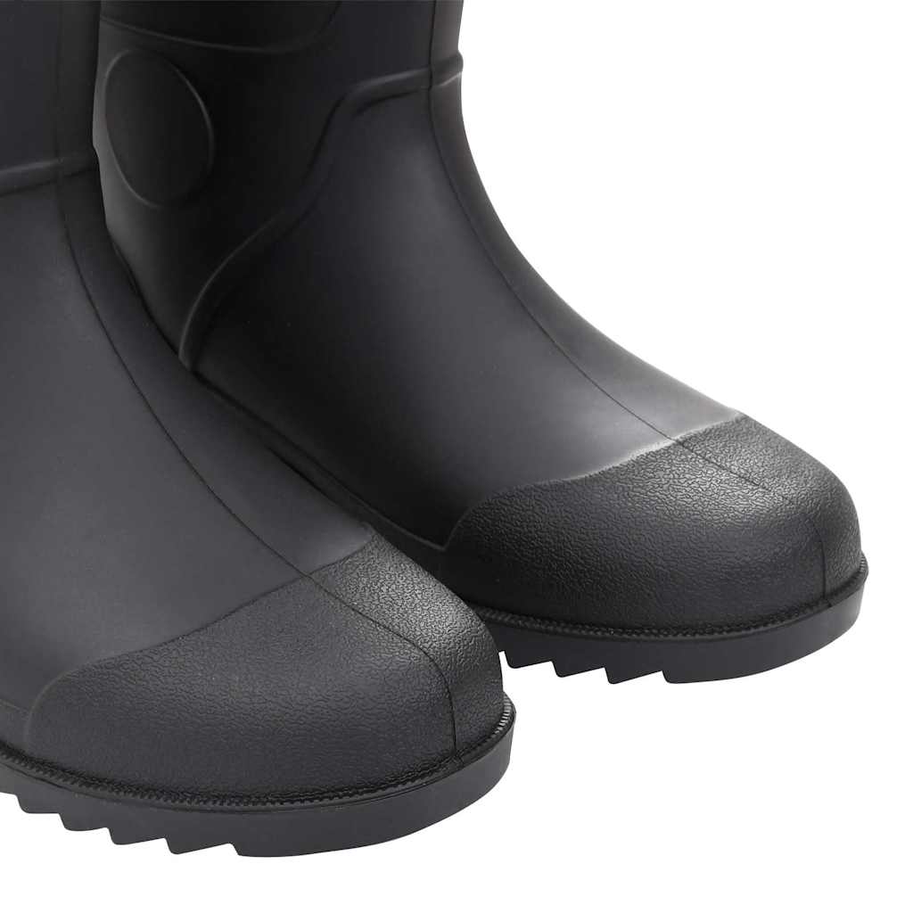 Fekete esőkabát 46-os méret pvc-ből