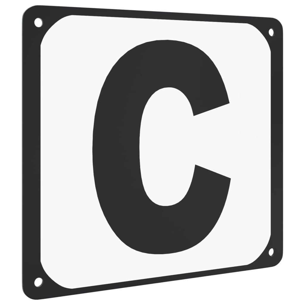 12 db acél pályajelölő betű díjlovagláshoz