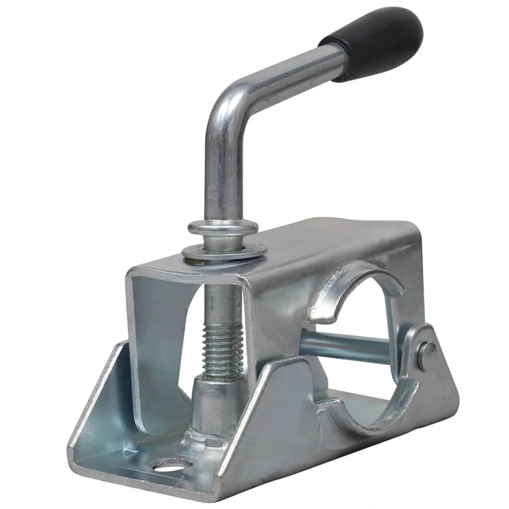 Utánfutó-orrkerék 2 tartócsővel és 2 osztott bilinccsel 60 mm