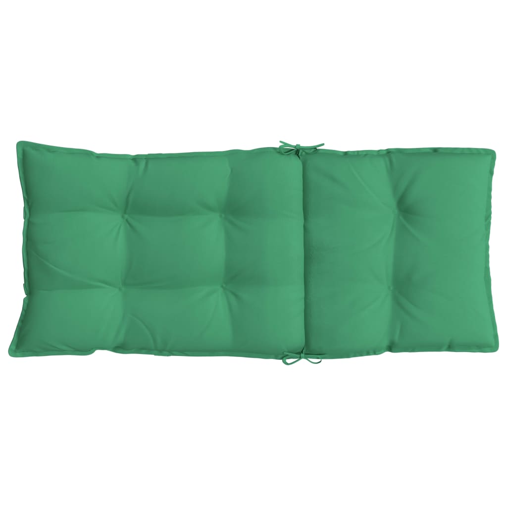 6 db magas háttámlájú székpárna zöld oxford szövetből