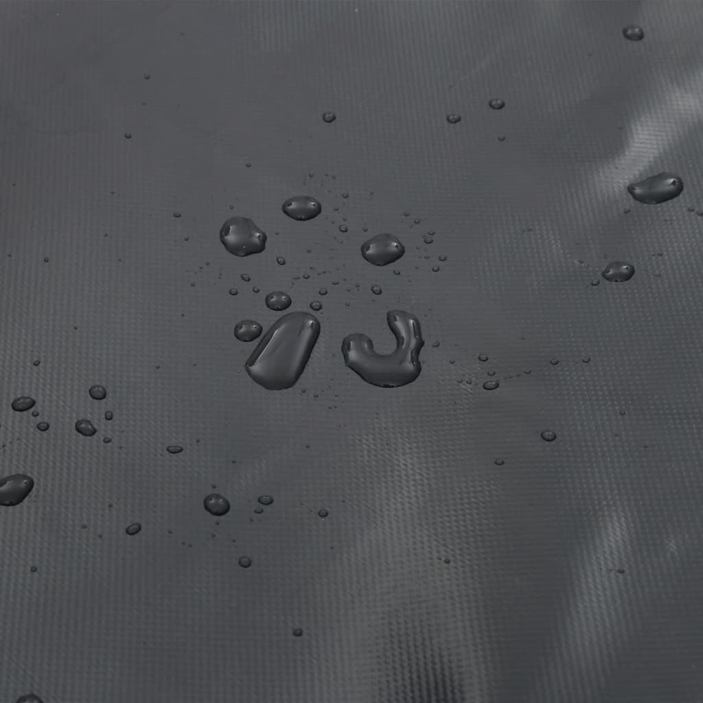 Antracitszürke ponyva 5 x 5 m 650 g/m²